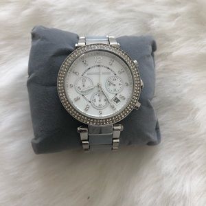 Grey blue Michael Kors wrist watch